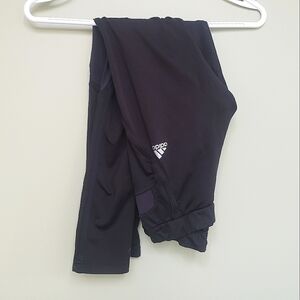 Adidas Response Leggings with Ankle Zip and Mesh Cut-Outs Size S